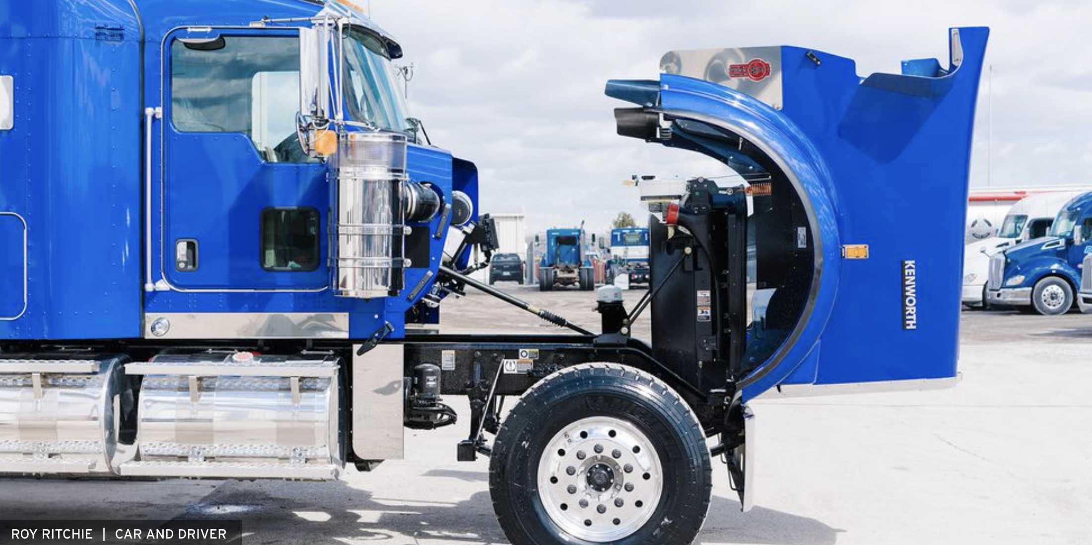 this image shows truck and trailer repair in New Fairfield, CT